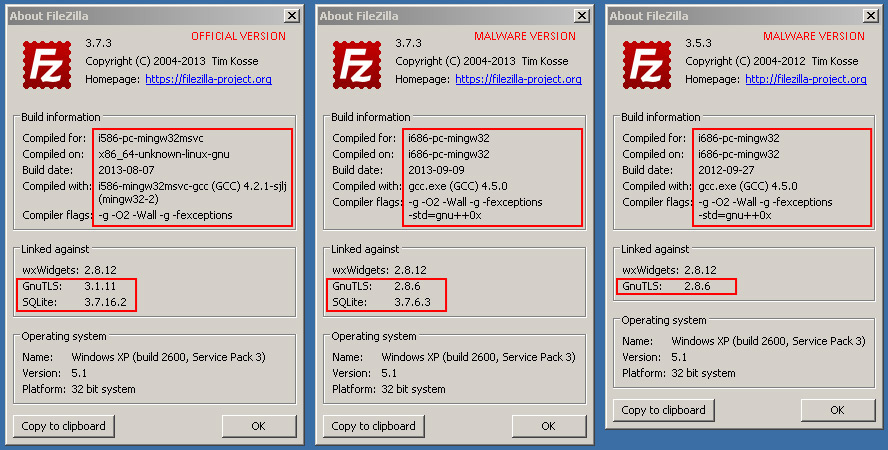 filezilla install malware