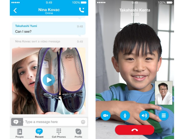 skype international calls iphone