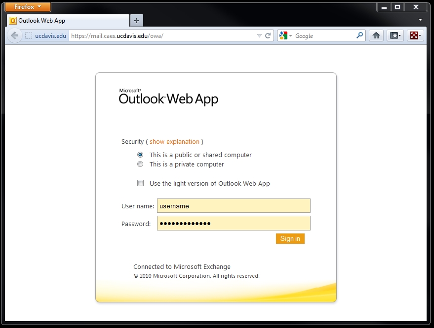 microsoft outlook web app create account
